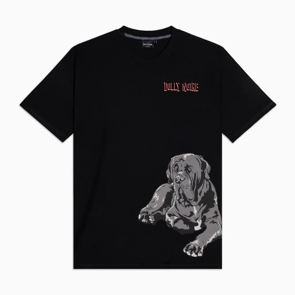 T-SHIRT DOLLY NOIRE Mastino tee black