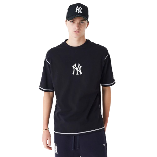 T-Shirt Oversize New York Yankees MLB World Series Nera