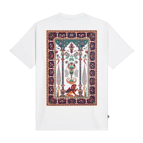 T-Shirt Dolly Noire Persian Rug Tee Whithe