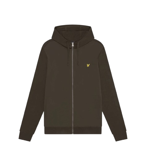 Felpa Con Zip Verde Lyle & Scott