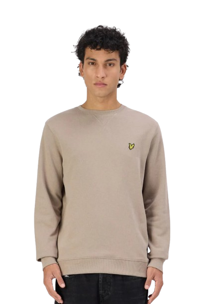 Felpa Girocollo Tortora Lyle & Scott