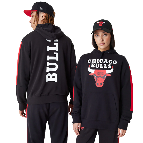 Felpa Chicago Bulls NBA Colour Block Nera