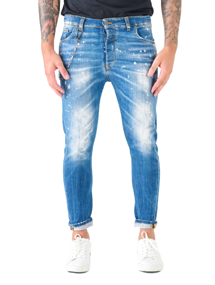 Patriòt Denim Couture Jeans Uomo
