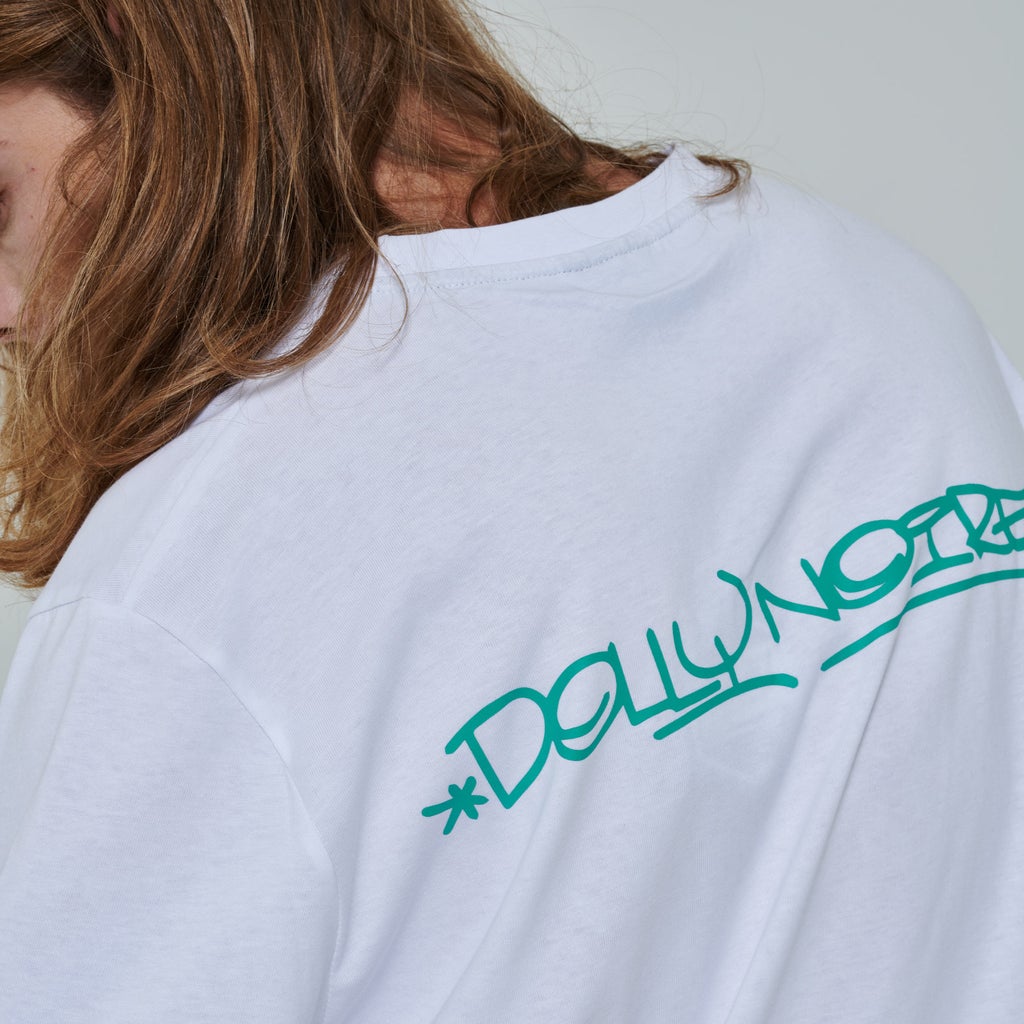 T-shirt Dolly Noire Hexagon Logo Tee White