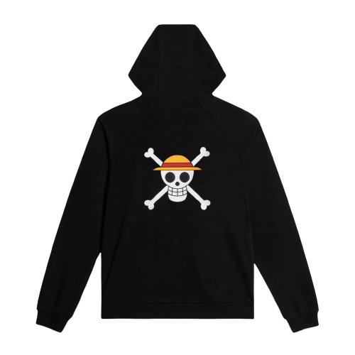 Felpa Dolly Noire Luffy Skull Sweatshirt Hoodie