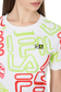 T-SHIRT CROPPED AOP FILA VR46 RIDERS ACADEMY DONNA