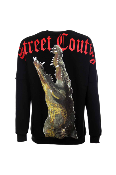 FELPA BUT NOT CROCODILE NERO