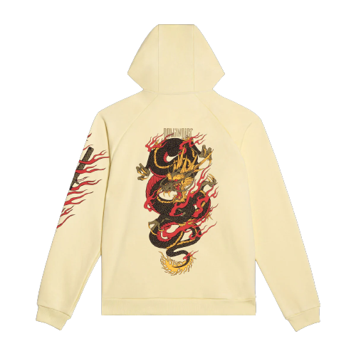 Felpa Dolly Noire Ryu Dragon Hoodie Beige