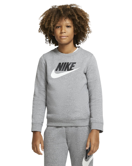 Felpa Nike Bambino Grigio