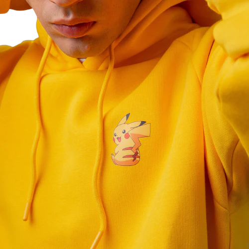 Felpa Dolly Noire Pokemon Pikachu Hoodie