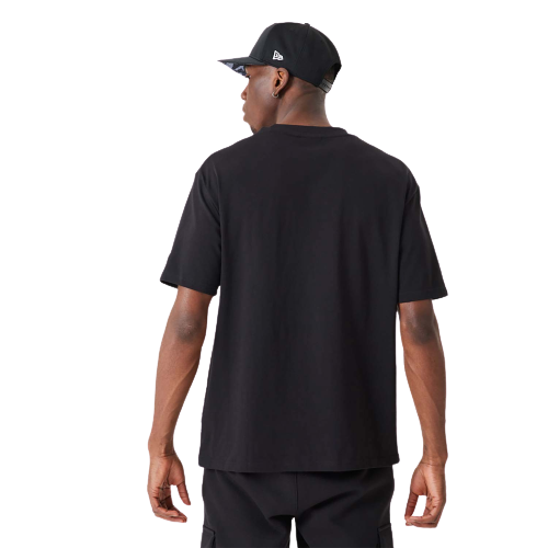 T-shirt oversize Brooklyn Nets NBA Large Team Logo Nera