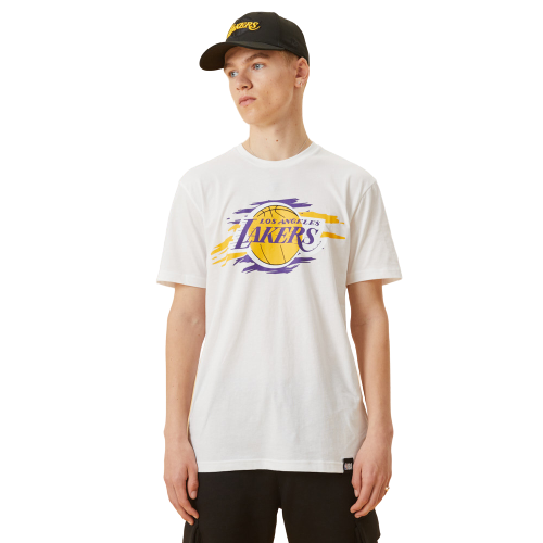 T-Shirt LA Lakers Tear Logo Bianca