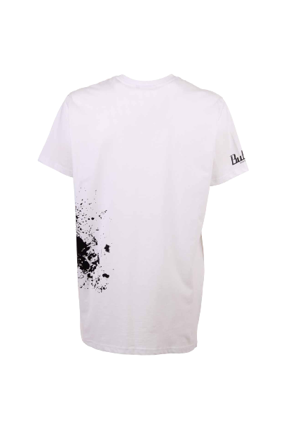 T-SHIRT BUT NOT LOGO FRANTUMATO BIANCO