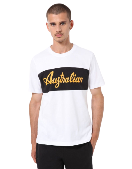 LOGO COTTON T-SHIRT: AUSTRALIAN SPORTSWEAR