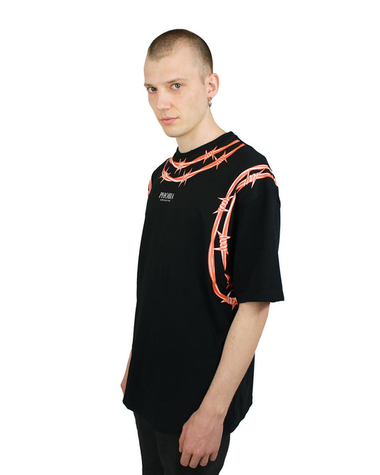 Phobia Archive t-shirt filo spinato Black/orange