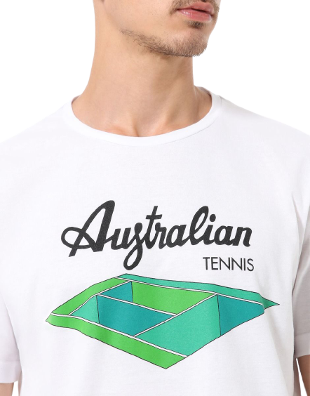 GRAPHIC COURT T-SHIRT: AUSTRALIAN TENNIS